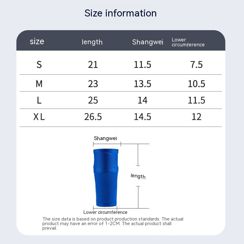 Double-layer Breathable Mesh Football Shin Guard Socks